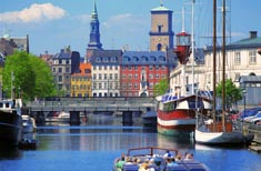 Photo : Danemark, Copenhague : Chaud-froid à Copenhague