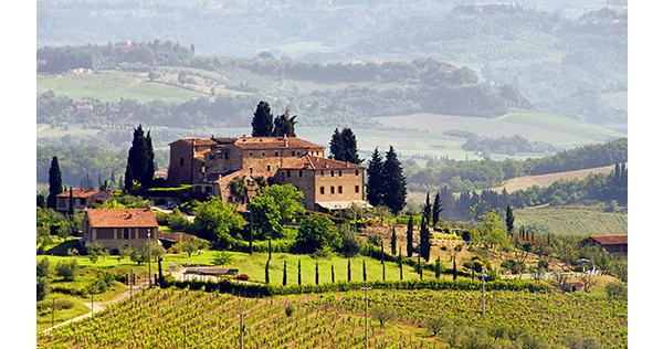 Agritourisme viticole en Italie