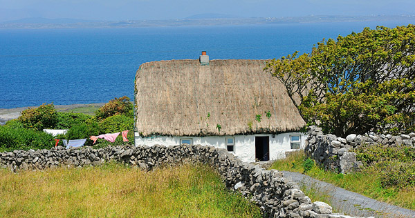 Cottage dans les îles d’Aran – Irlande