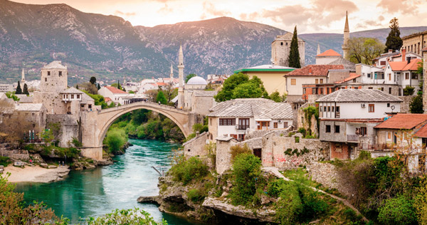 Vue de Mostar – Bosnie-Hervégovine